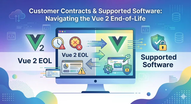 Your Customer Contract Says "Supported Software": How Vue 2 EOL Shows Up in Legal and Procurement
