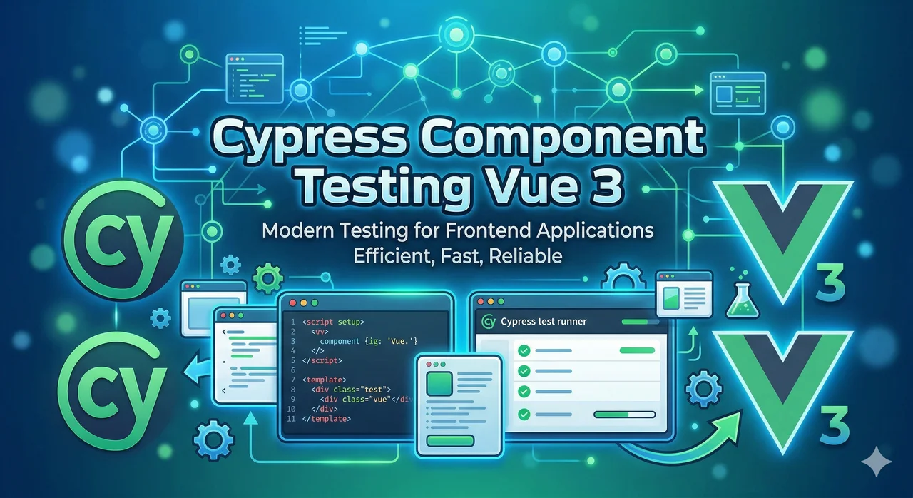 Automated browser testing interface with component test output