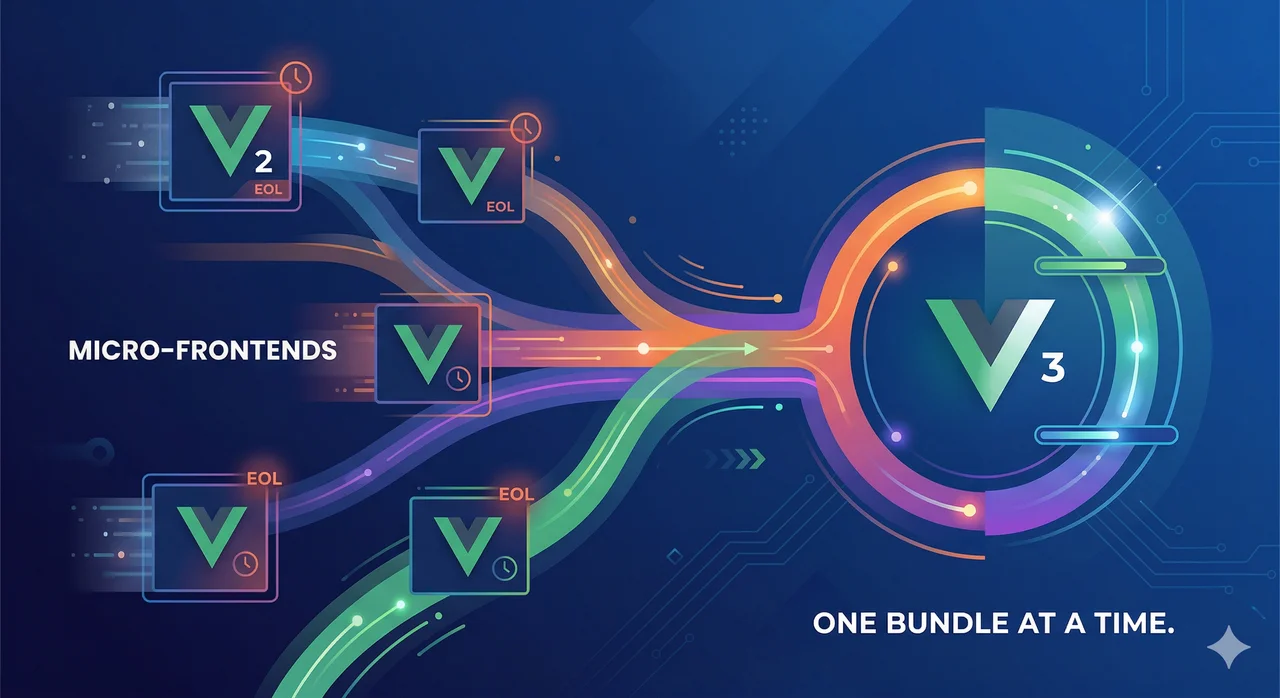Modular web architecture diagram with multiple application bundles