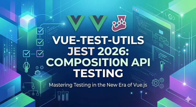 Vue Test Utils & Jest in 2026: A Testing Strategy That Survives the Options API → Composition API Shift