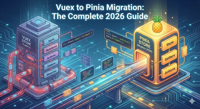 Vuex to Pinia Migration: The Complete 2026 Guide (With Code Examples)